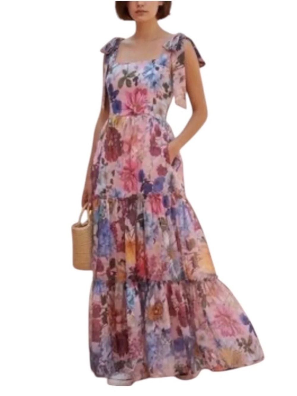 Audrey Parks X Francesca’s Pink Floral Gown